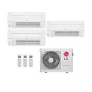 LG Ar condicionado Multi Split Inverter 3 ambientes (2X 1via 9.000BTUS, 12.000BTUs) Quente/Frio WiFi integrado, MULTI3