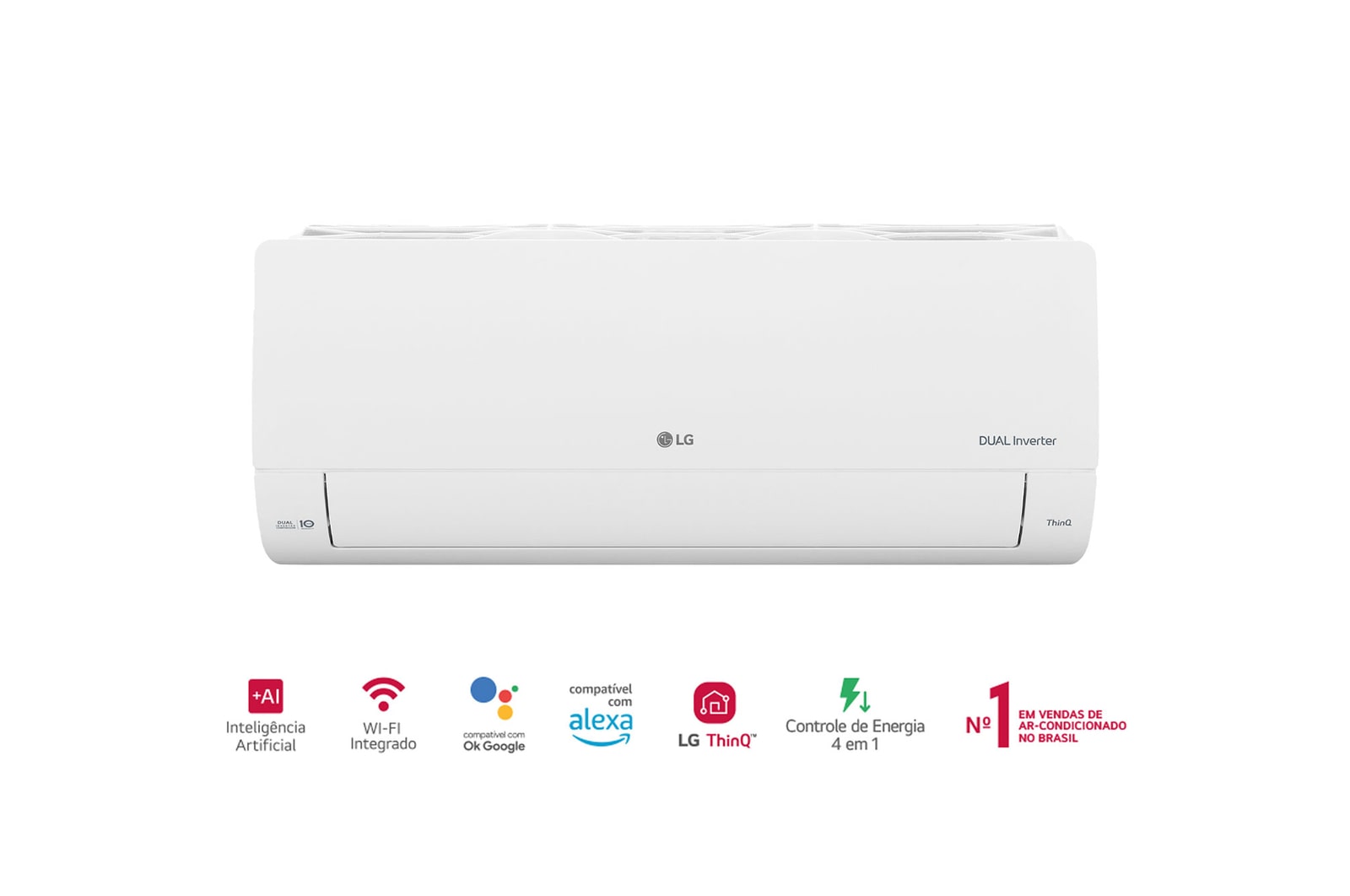 Front view with logo