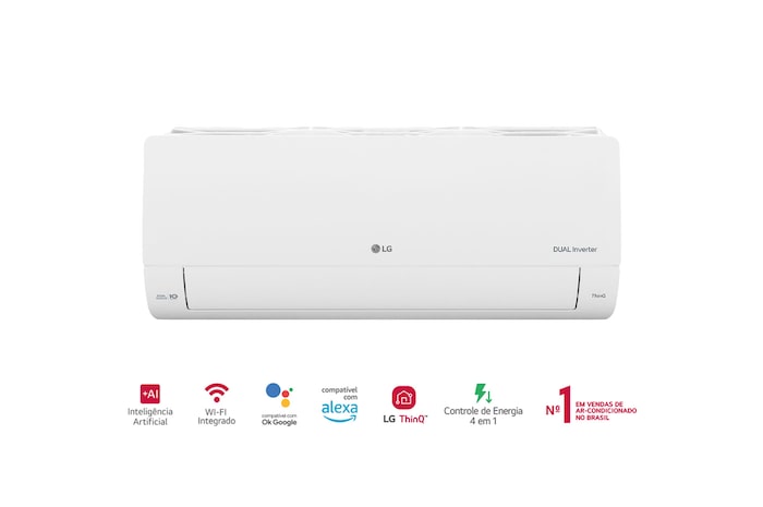 Front view with logo