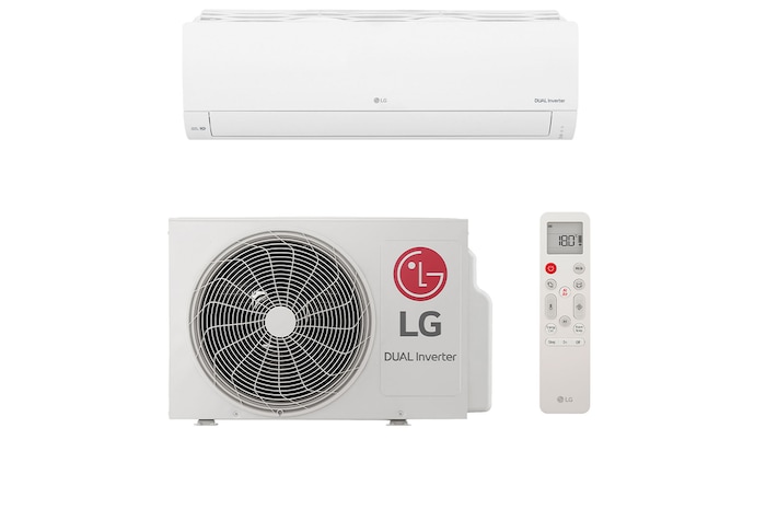 LG Ar-Condicionado LG Dual Inverter AI Compact 9.000 BTU Frio 220V, S3-Q09AAQAC