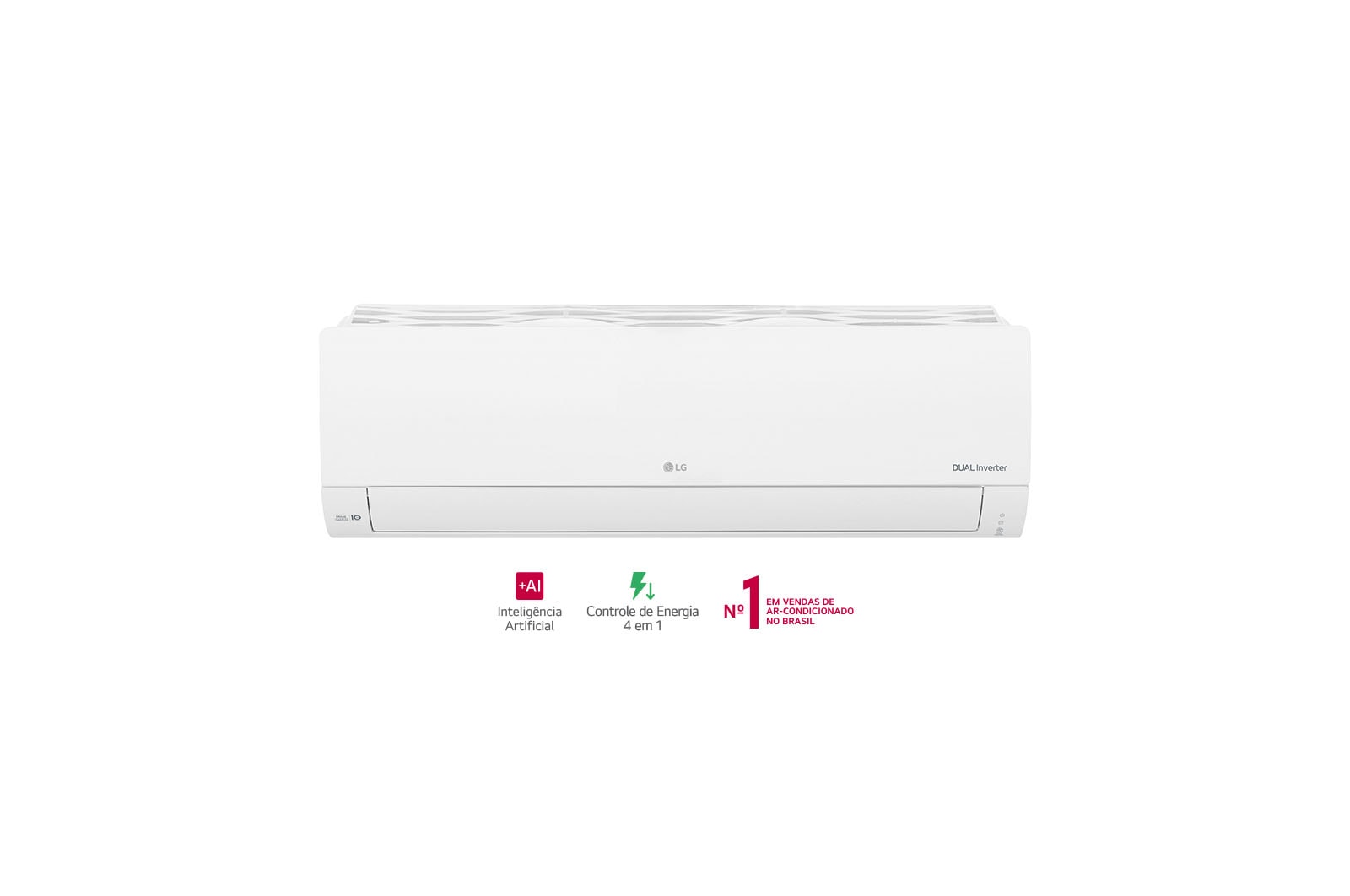 LG Ar-Condicionado LG Dual Inverter Compact +AI 9.000 BTU Frio 220V, S3-Q09AAQAL