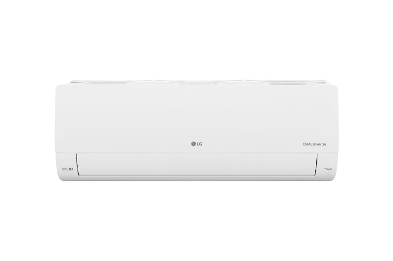 Vista frontal de Ar-Condicionado LG Dual Inverter AI Voice 12.000 BTU Quente/Frio 220V S3-W12JA33D