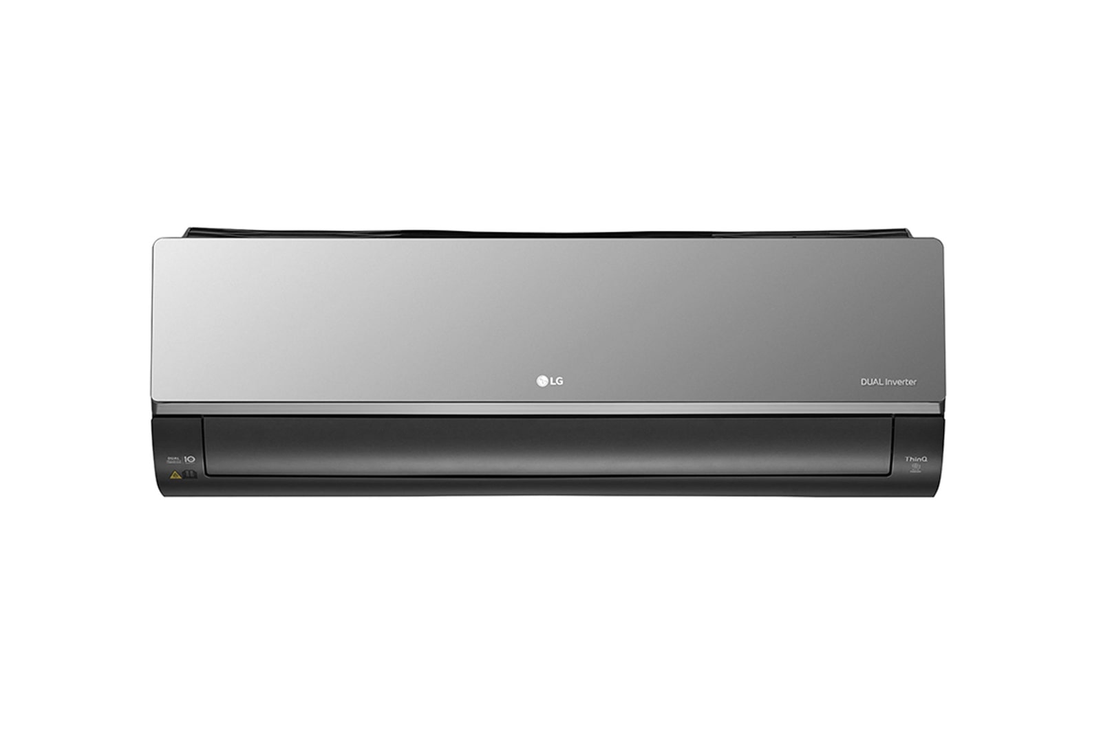 Vista frontal de Ar-Condicionado LG Dual Inverter AI Artcool 18.000 BTU Quente/Frio 220V S3-W18KLRD1