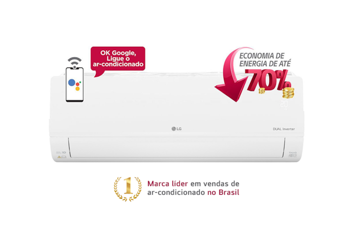 LG DUAL Inverter VOICE 12.000 Frio 220V, S4-Q12JA315