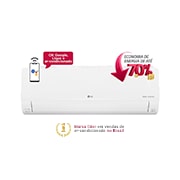 Vista frontal de LG DUAL Inverter VOICE 15.000 Frio 220V S4-Q15JL31A