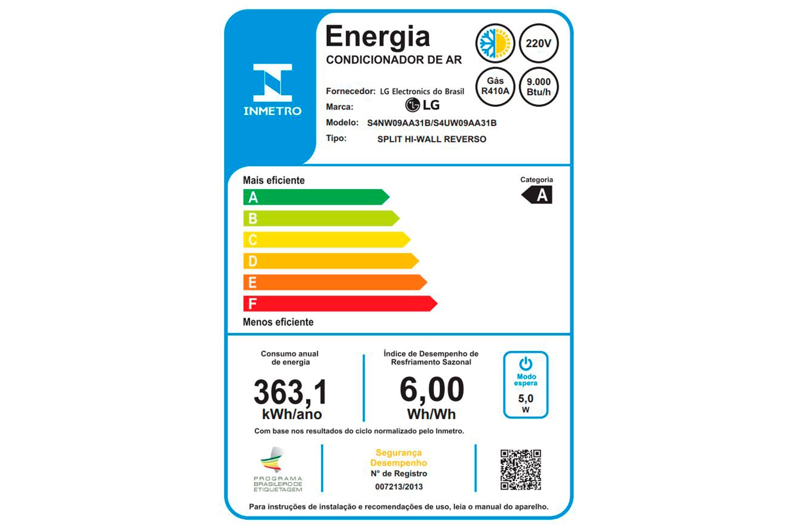LG Ar Condicionado LG DUAL Inverter VOICE 9.000 Quente/Frio 220V, S4-W09AA31B