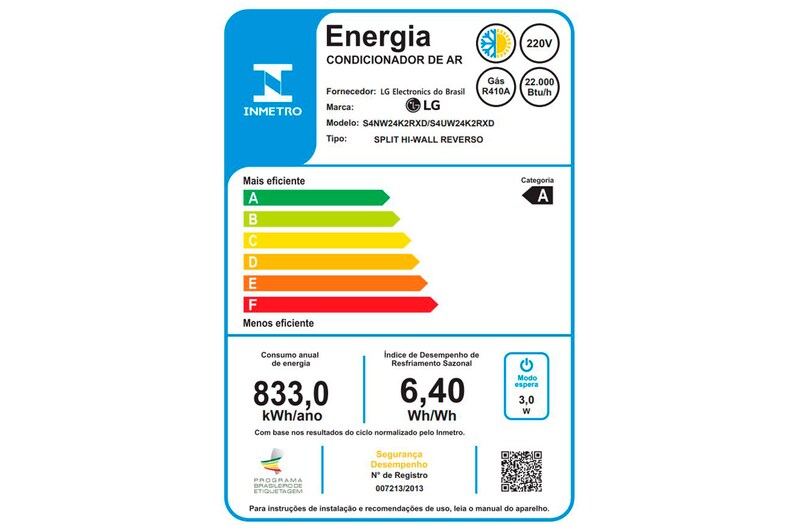 LG Ar Condicionado LG DUAL Inverter Voice Artcool UV Nano 24.000 Quente/Frio 220V, S4-W24K2RXD