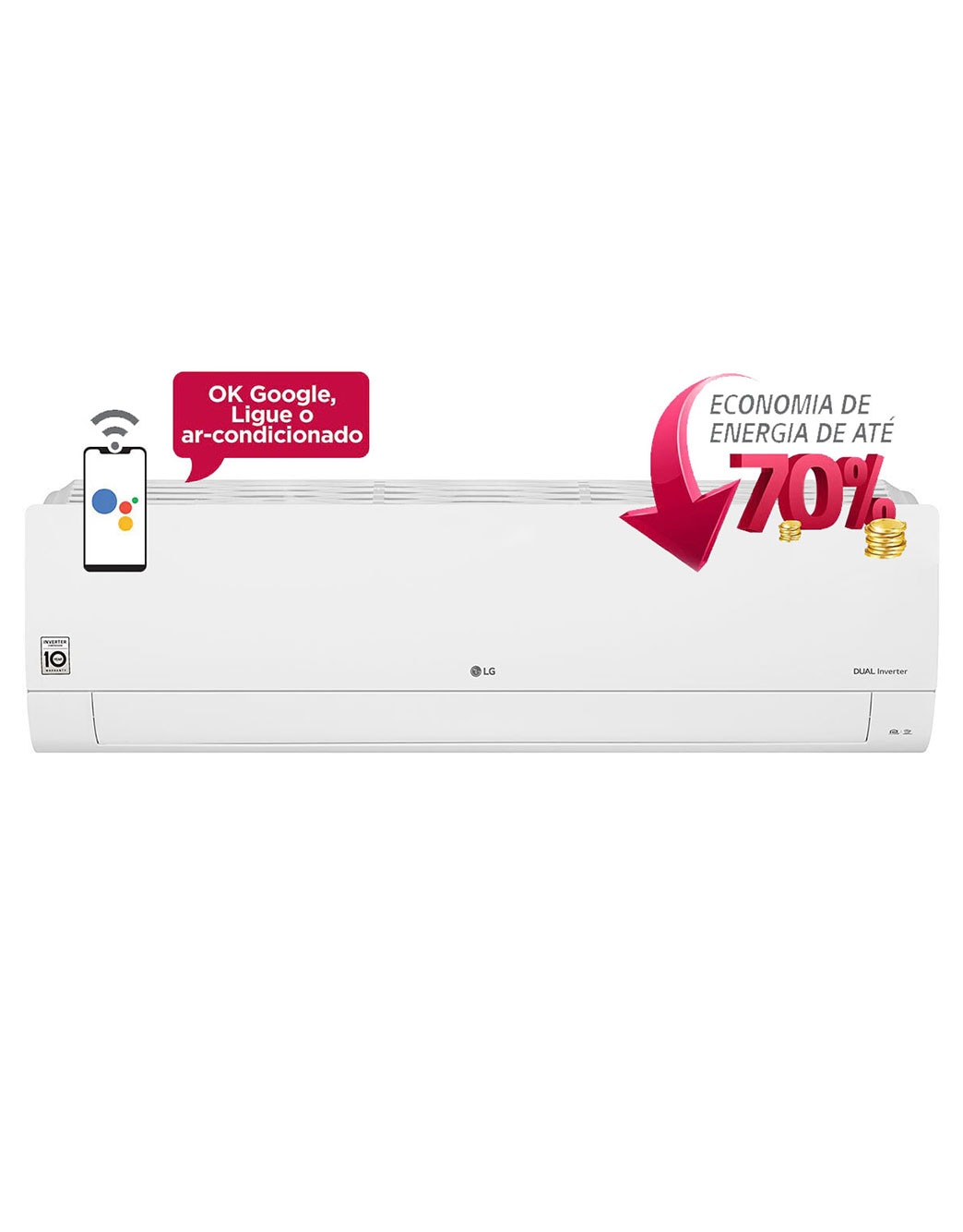 Ar Condicionado Split LG DUAL Inverter 30.000 BTUs | LG Brasil