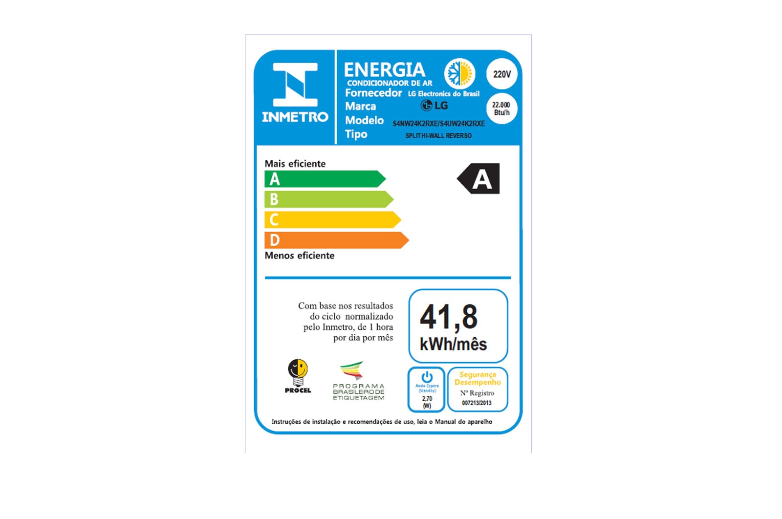 LG Ar Condicionado LG DUAL Inverter Voice Artcool UV Nano 24.000 Quente/Frio 220V, S4-W24K2RXE