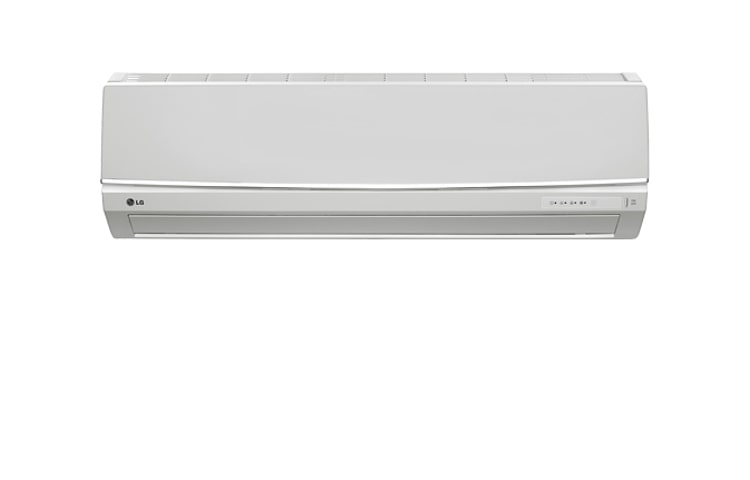 Vista frontal de Split Hi Wall Smile, 12000 btu/h, 220 V, com ciclo quente/frio. TS-H122YMA0