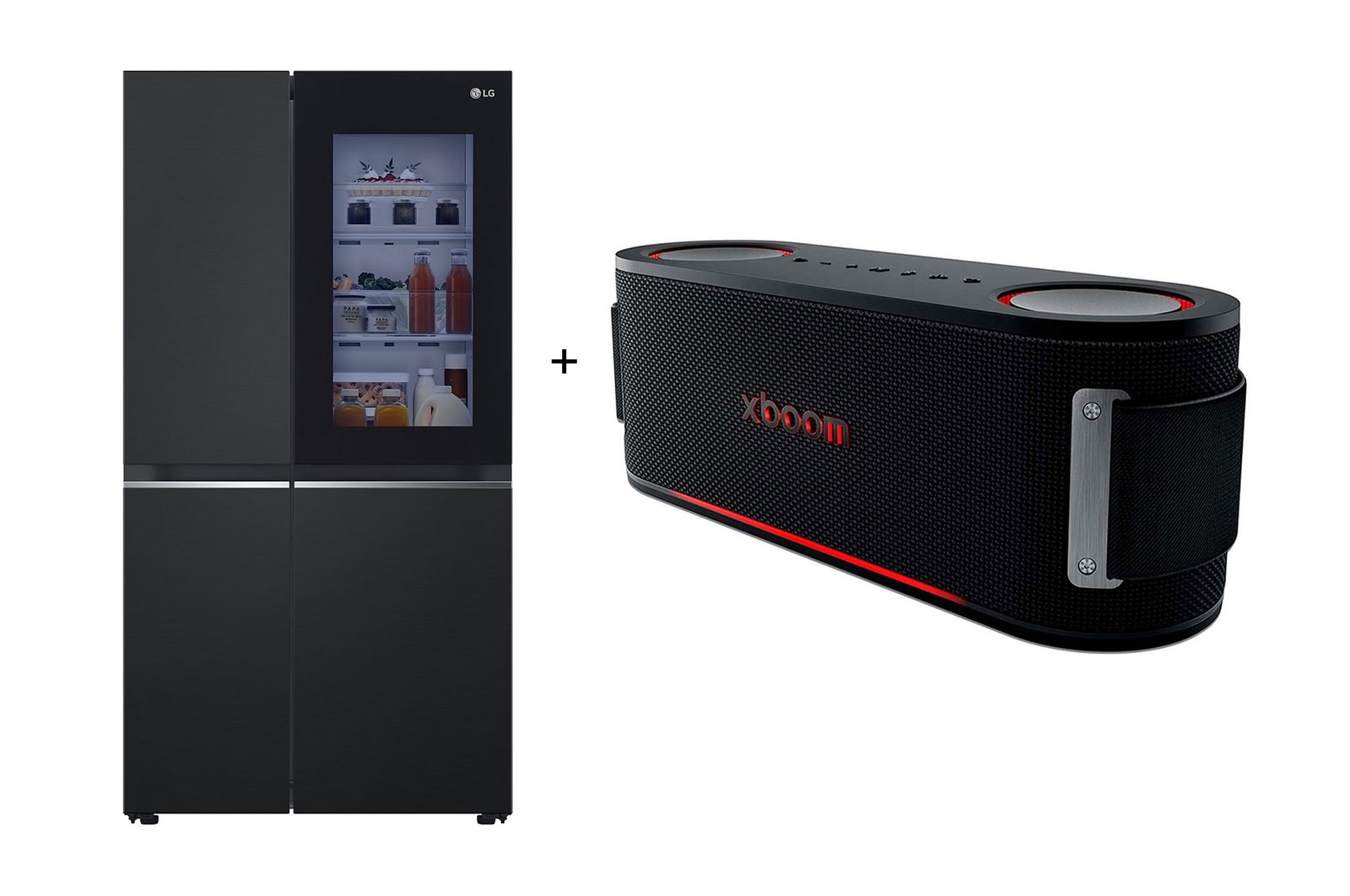 パーシー Geladeira Smart LG Frost Free Inverter 647L Side by Side Black