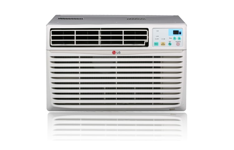 Vista frontal de Aparelho Janela Eletrônico, 10000 btu/h, 127V, com ciclo frio. WUE100FL