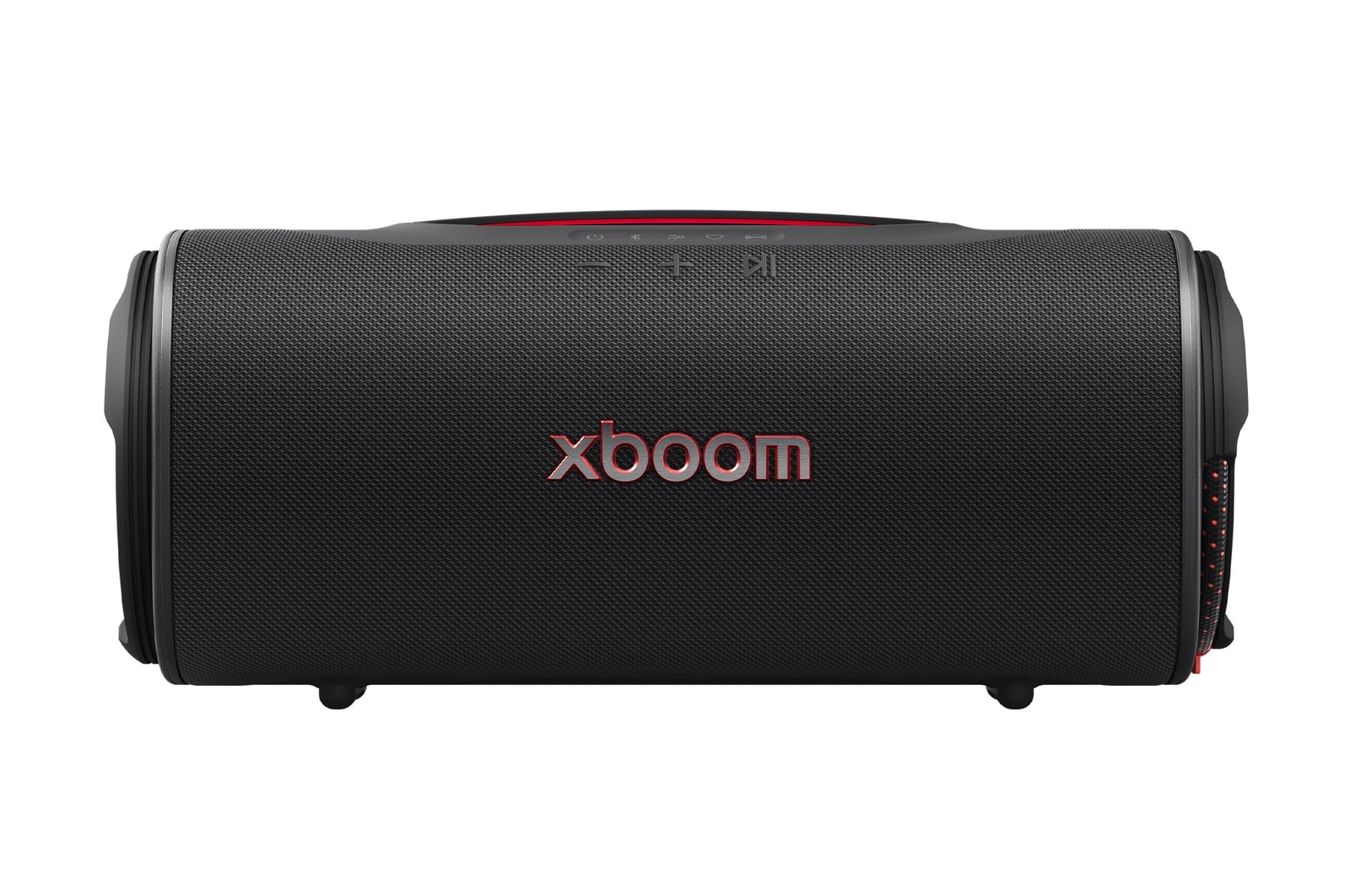 Vista frontal de LG xboom Blast | Caixa de Som Bluetooth Portátil com Grave Potente de 220W e Bateria de 36 Horas BLAST