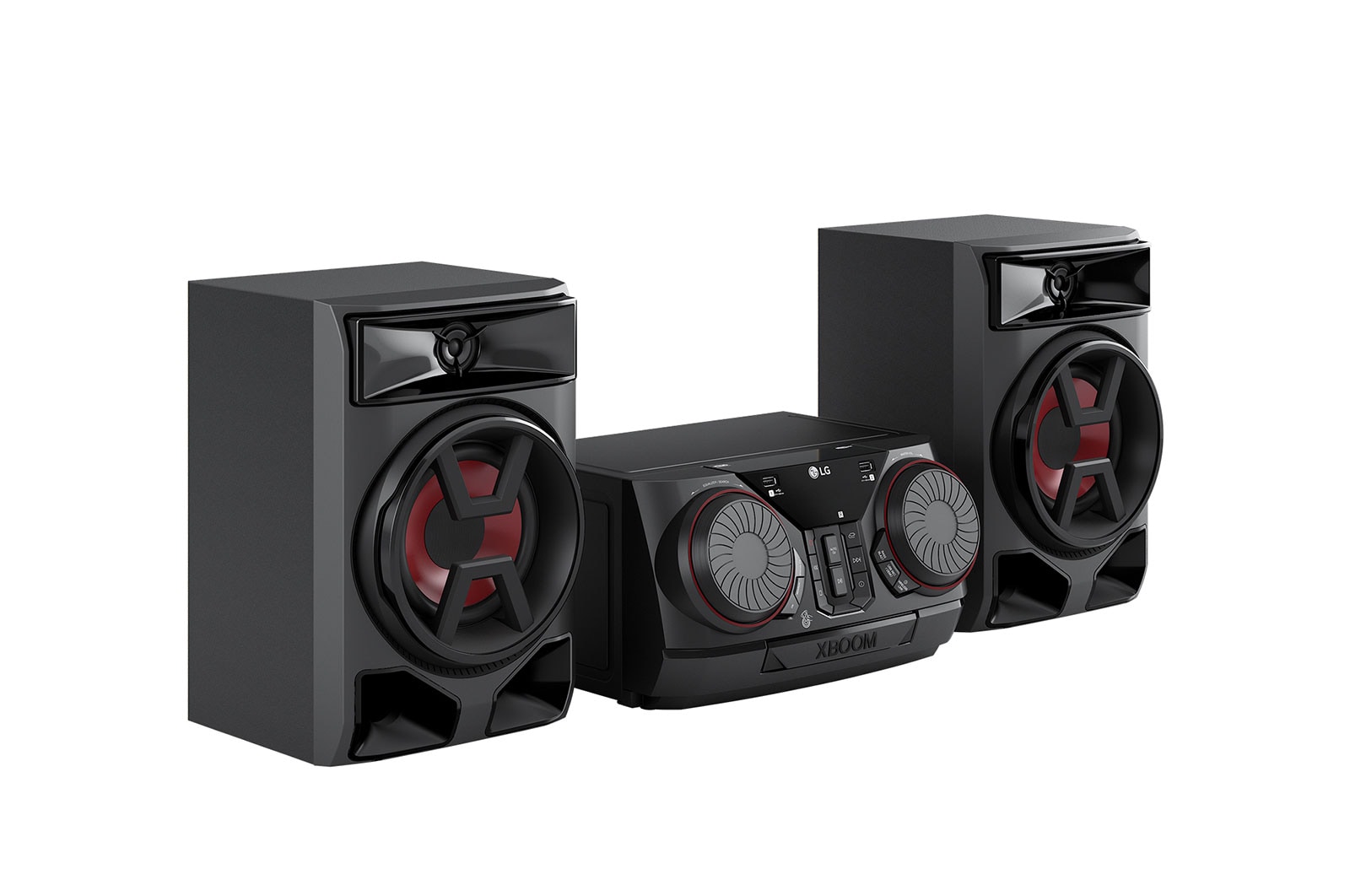 LG Mini System LG XBOOM CK43N - 220W RMS, Graves Potentes, Multi Bluetooth, Modo Rádio FM, CK43N