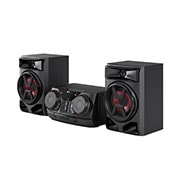 LG Mini System LG XBOOM CK43N - 220W RMS, Graves Potentes, Multi Bluetooth, Modo Rádio FM, CK43N-FB