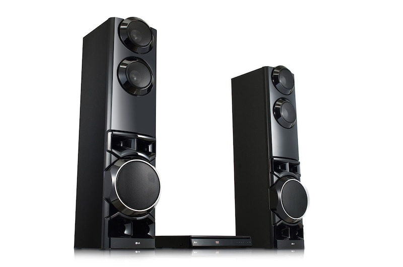LG Home Theater LG Xboom LHD687 4.2 canais Bluetooth USB HDMI Dual subwoofers integrados Karaokê, LHD687