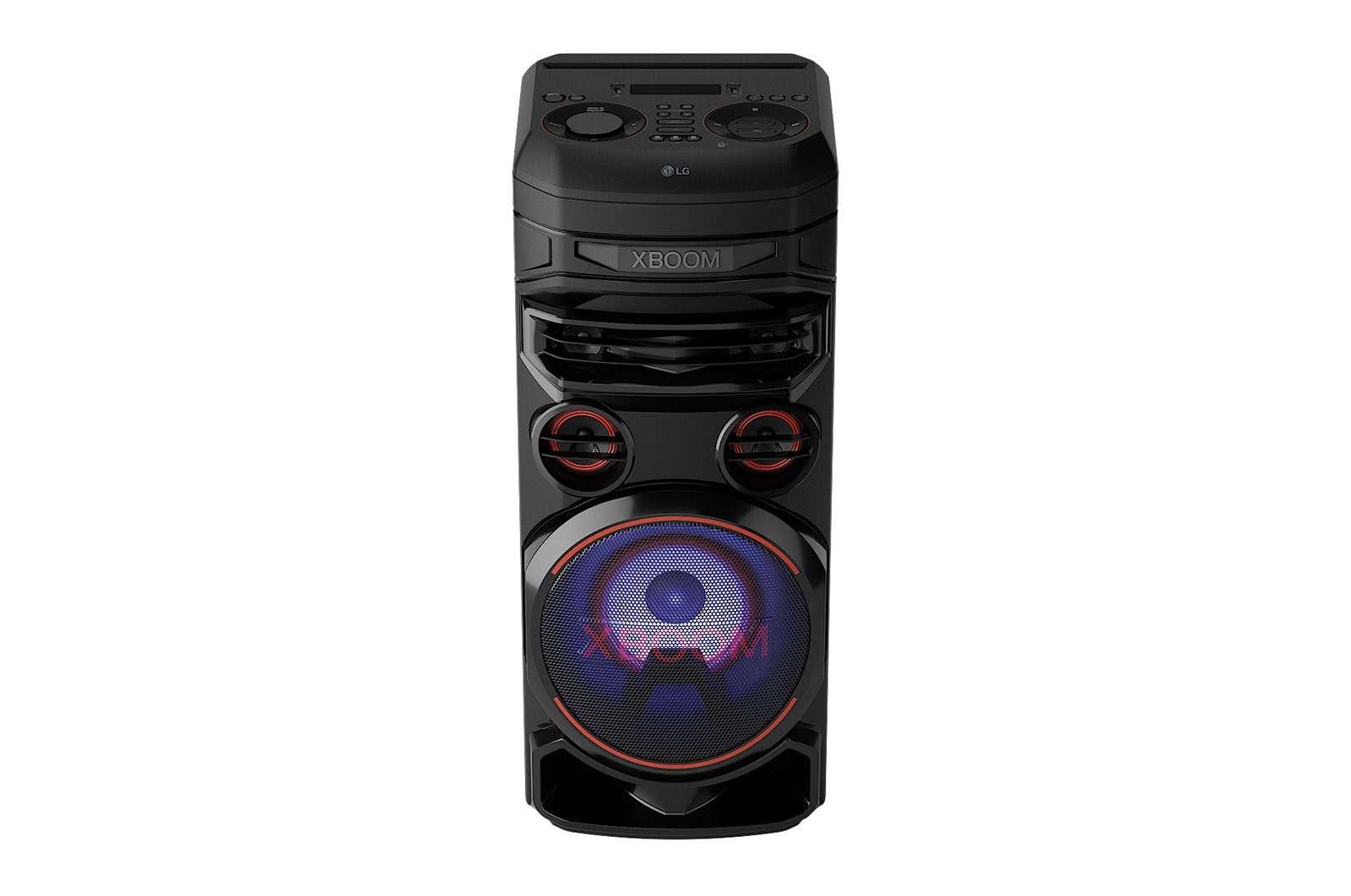 LG Torre de Som LG XBOOM Graves Potentes, Bass Boost, Iluminação Colorida, Karaokê, Party Speaker - RNC7, RNC7