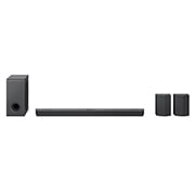 LG Home Theater Soundbar LG S95QR 9.1.5 canais Bluetooth Wi-fi USB HDMI IMAX Dolby Atmos DTS:X​ Alexa Google Assistente, S95QR