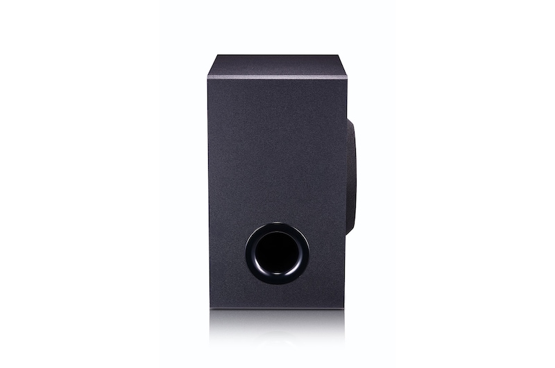 diagonal view of woofer