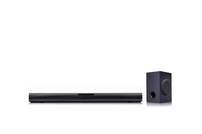 Front view soundbar