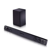 LG Soundbar LG SQC2 2.1 Canais 300W RMS Bluetooth 4.0 Auto Sound Engine (ASE) Adaptive Sound Control (ASC) Sem Fios, SQC2