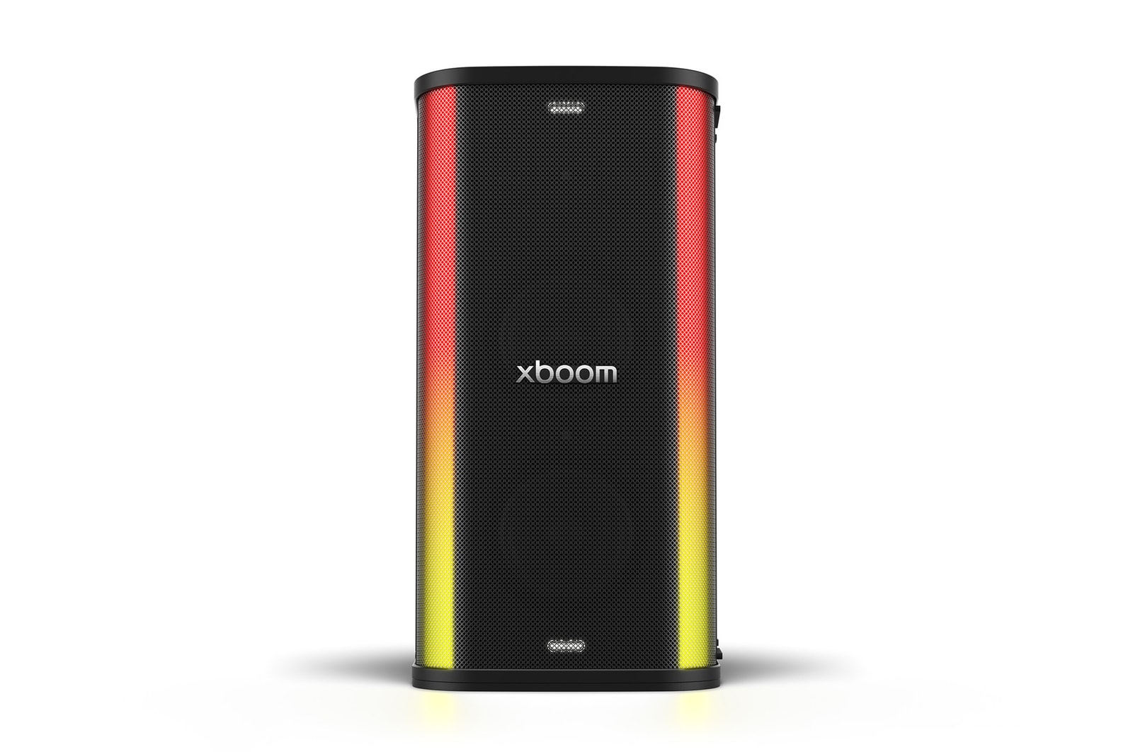 Vista frontal de LG xboom Stage501 | Caixa de Som Bluetooth Potente de 220W e AI Karaoke Master STAGE501