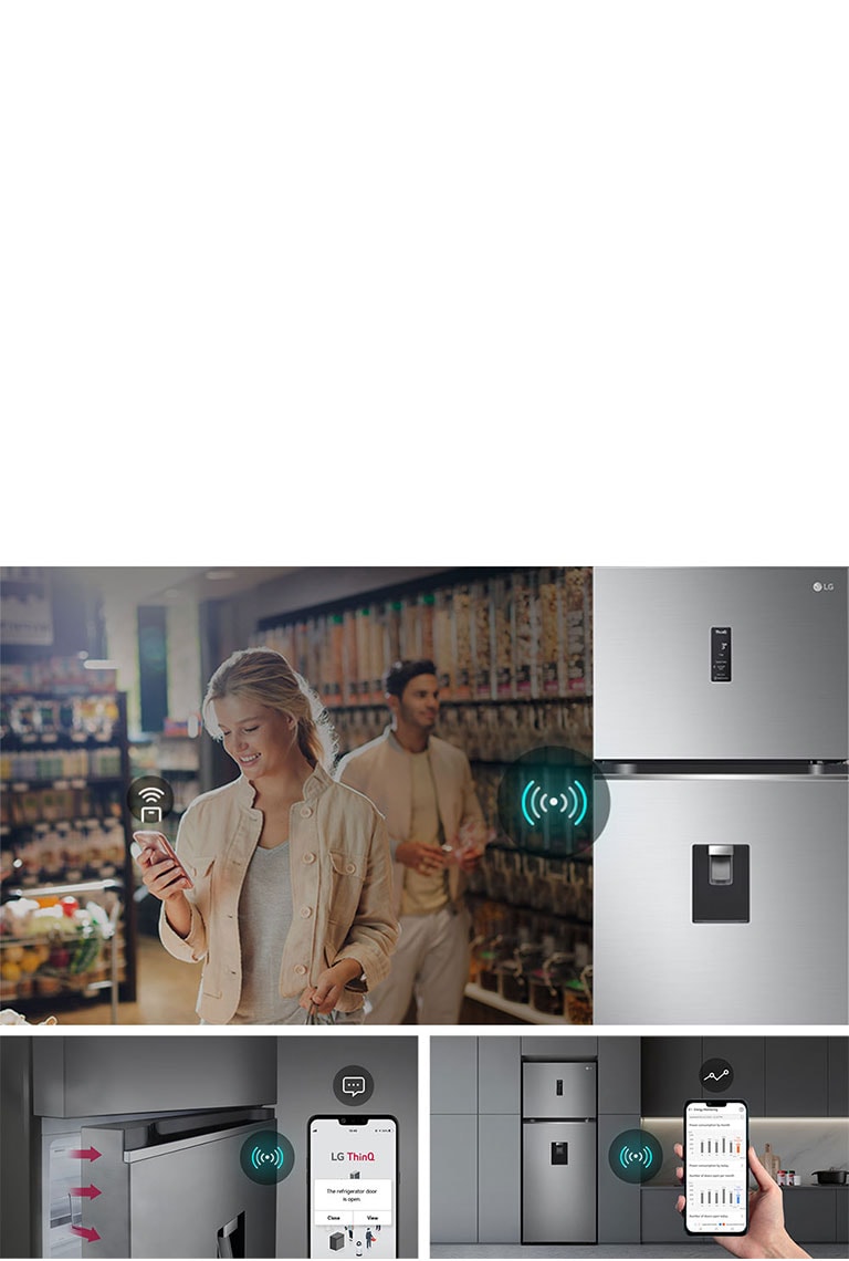 Conexión ThinQ en nevera LG
