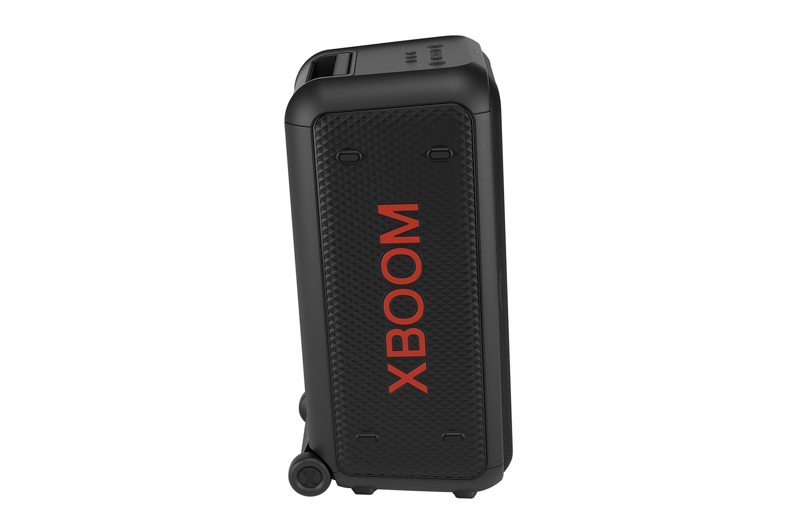 Front view of right side. XBOOM logo is attatched.