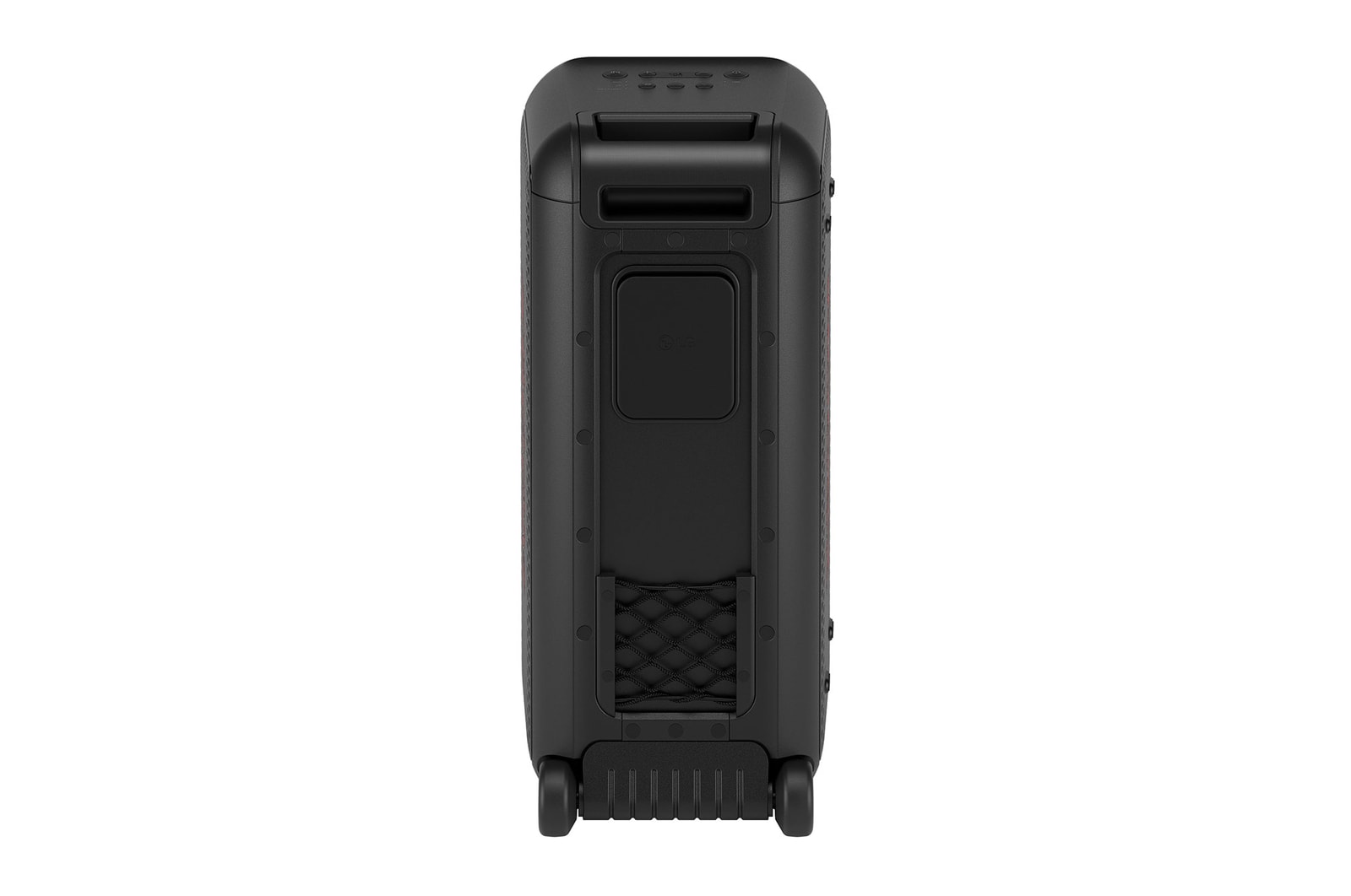 Front view of back side.