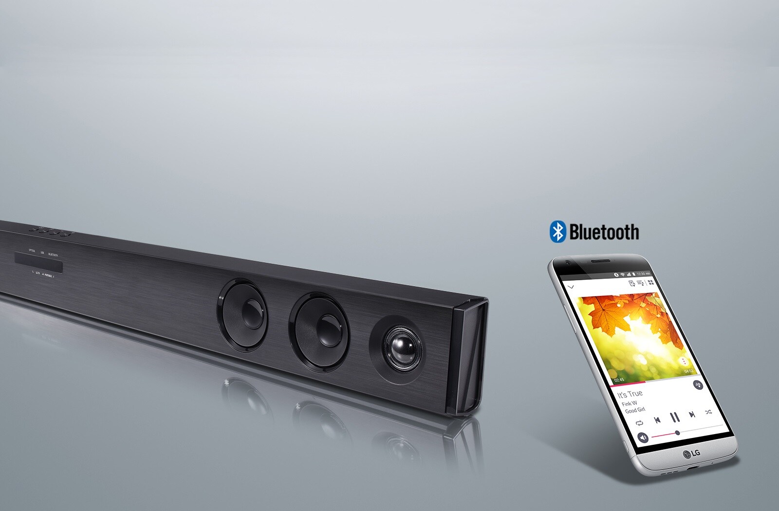 LG SOUND BAR SK1D- 100W RMS, BLUETOOTH, SOUND SYNC WIRELESS, USB