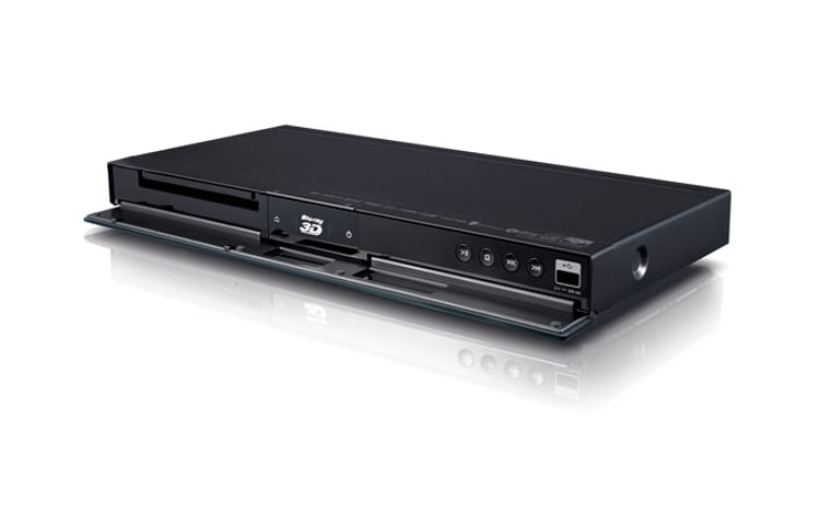 LG Blu-Ray Player Full HD com tecnologia 3D, Wi-Fi, CIFS, DLNA e NetCast, compatível com HDD externo e equipado com Dolby True HD e DTSHD, BX580
