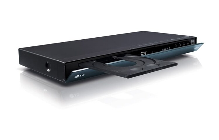 LG Blu-Ray Player Full HD com tecnologia 3D, Wi-Fi, CIFS, DLNA e NetCast, compatível com HDD externo e equipado com Dolby True HD e DTSHD, BX580