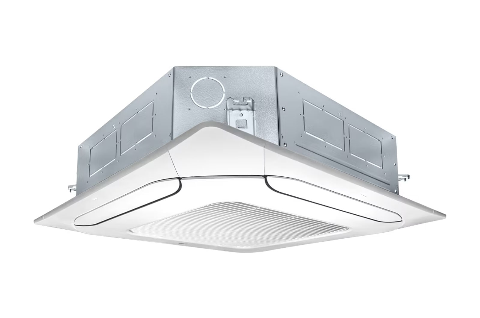 Vista frontal de Ar Condicionado LG Cassete Inverter 48.000 BTU/h 220V AT-W48GMLP1 ATNW48GMLP1