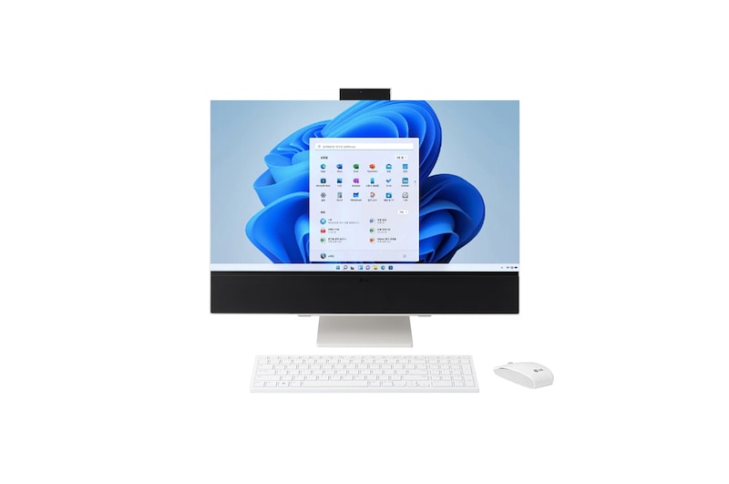 LG Computador LG All in One 24V70Q - Processador Intel® Celeron Quad Core, Windows 11 Home, 8GB, SSD NVMe 128GB, tela IPS Full HD de 24", 24V70Q-G