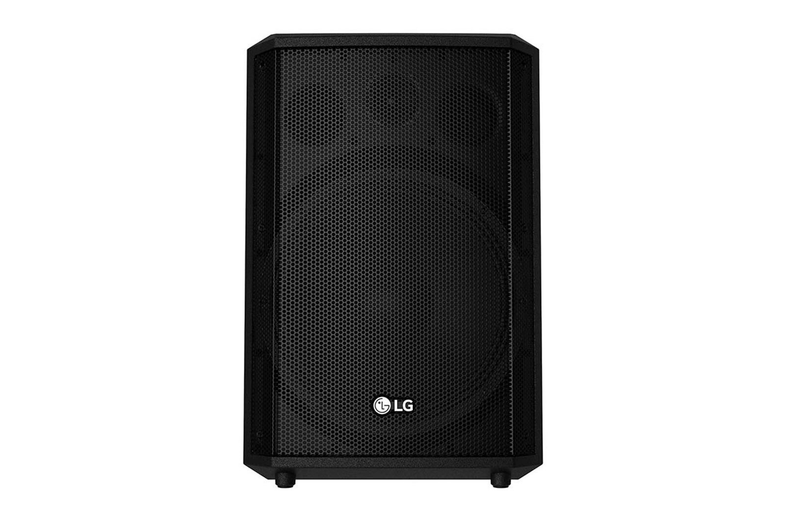 Vista frontal de CAIXA ACÚSTICA LG XBOOM RM2, BLUETOOTH, WOOFER DE 15 POLEGADAS, FUNÇÃO KARAOKÊ RM2