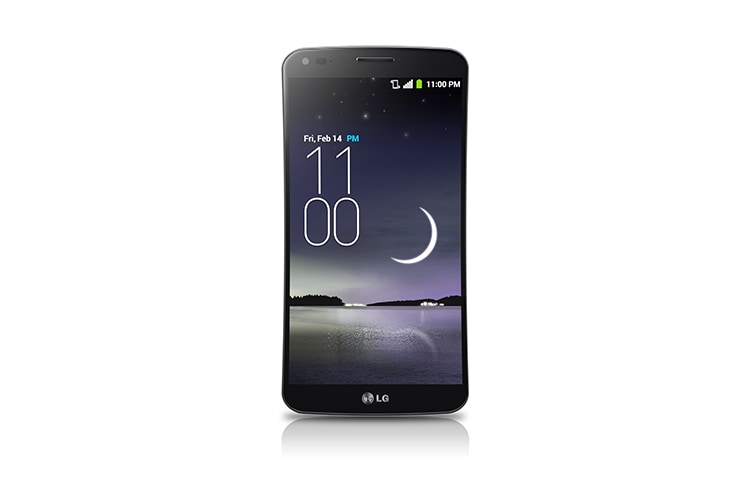 Vista frontal de Smartphone com tela curva de Smart TV. Inédito é pouco. D956