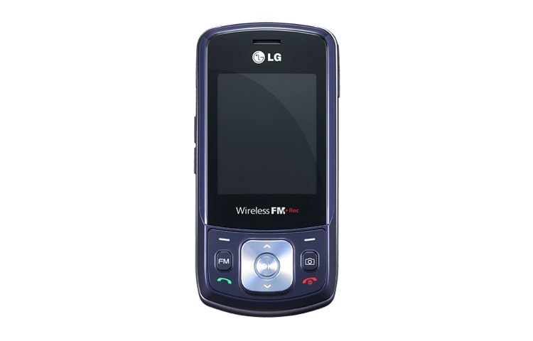 Vista frontal de Telefone com rádio FM com gravador e antena interna, MP3 Player e câmera de 2 Mega Pixels GB230 - Roxo