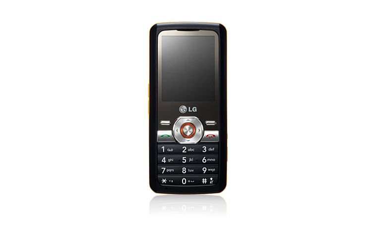 Vista frontal de Music Phone com woofer e tecnologia Dolby Mobile. GM205