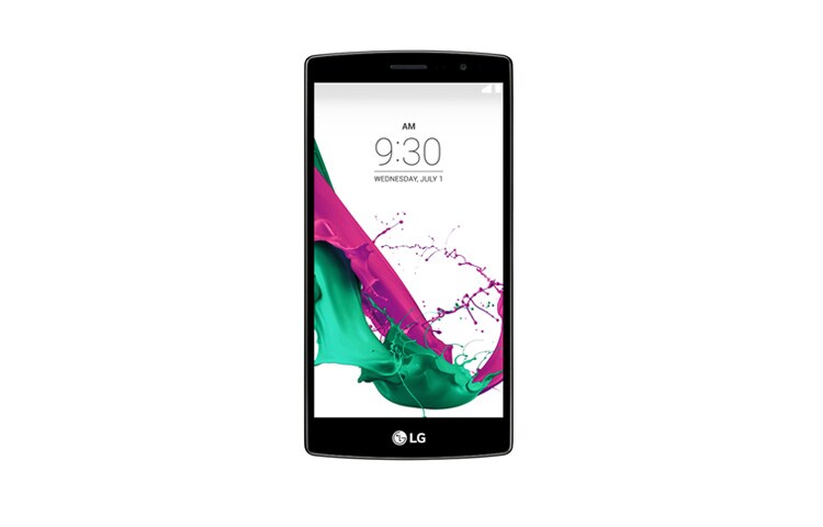Vista frontal de Experiência premium em um smartphone compacto. H736P