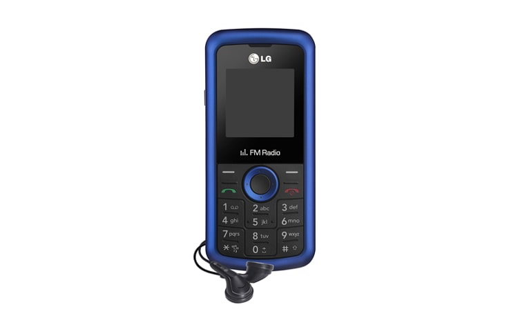 Vista frontal de O celular ideal para quem só precisa do básico. KP109