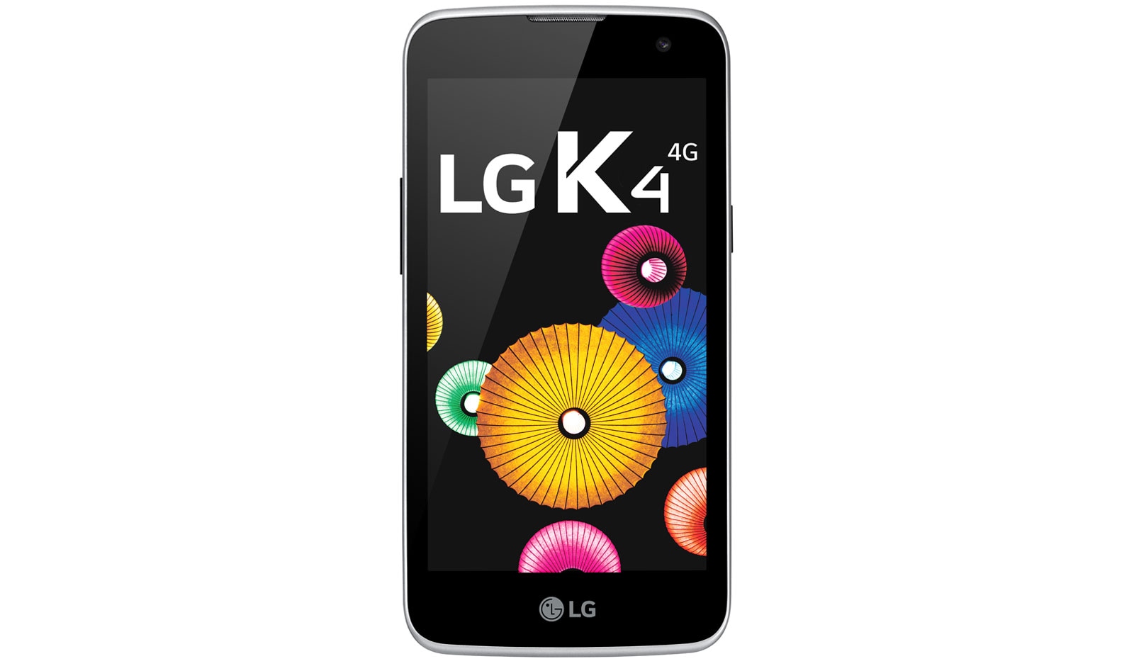 Vista frontal de LG K4 Indigo K130F