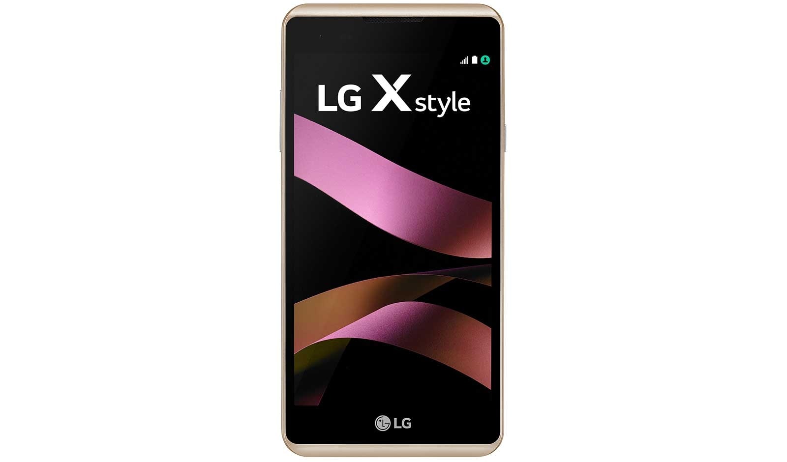 Vista frontal de LG Xstyle Dourado LGK200DSF