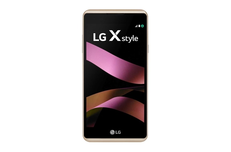 Vista frontal de LG Xstyle Dourado LGK200DSF