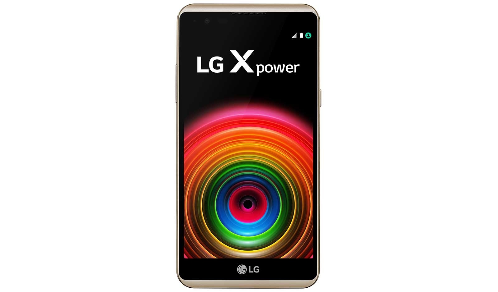 Vista frontal de LG Xpower Dourado LGK220DSF