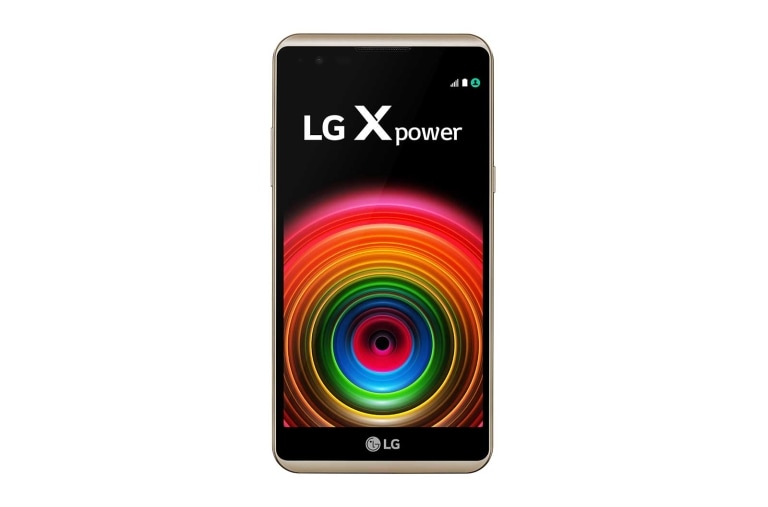 Vista frontal de LG Xpower Dourado LGK220DSF