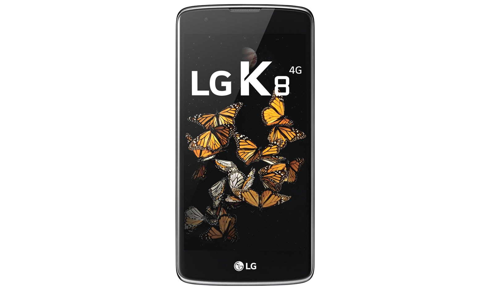 Vista frontal de LG K8 4G Indigo LGK350DS