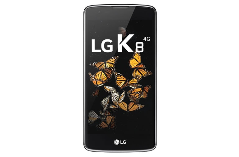 Vista frontal de LG K8 4G Indigo LGK350DS