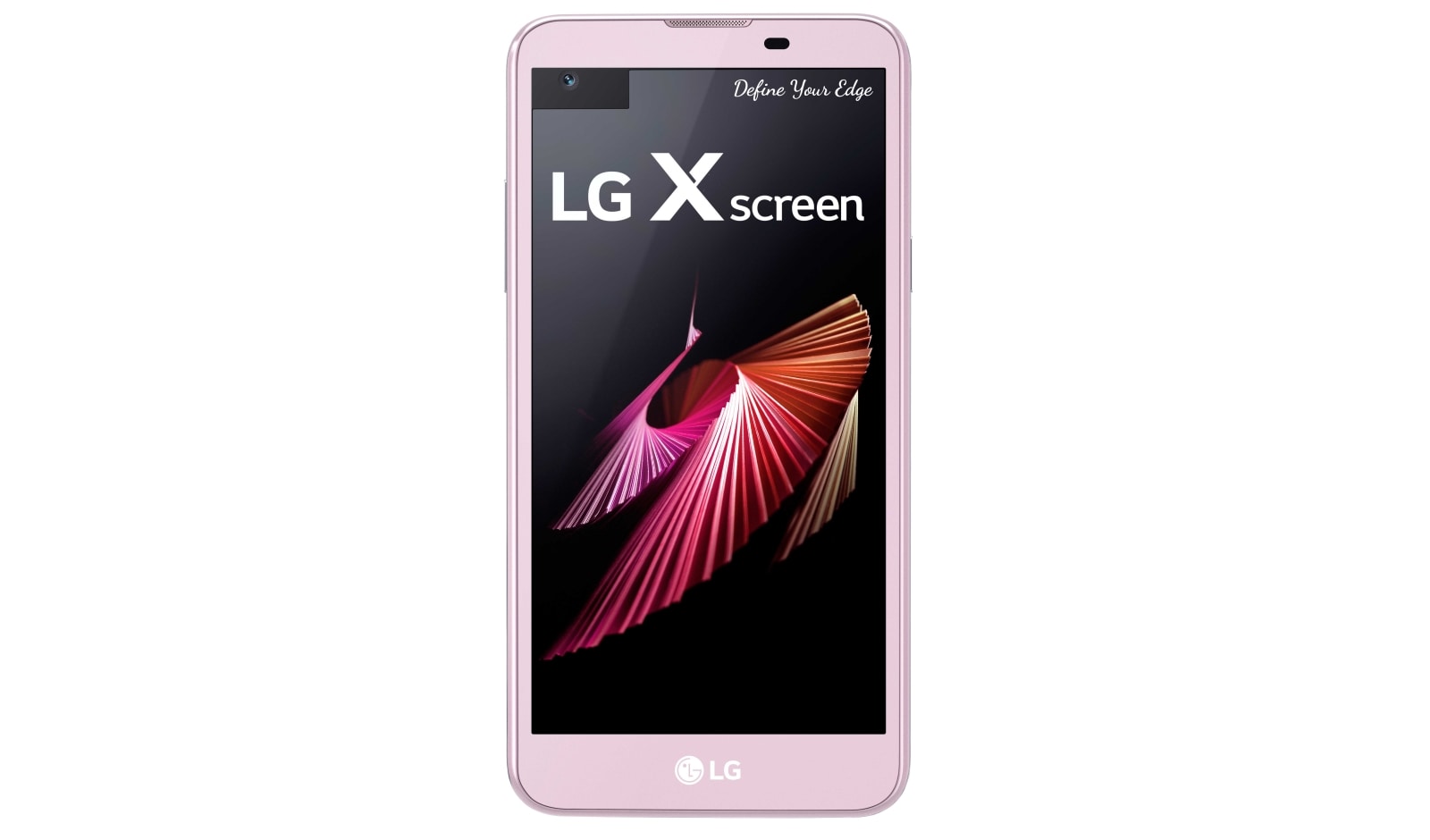 Vista frontal de LG Xscreen Rose LGK500DSF