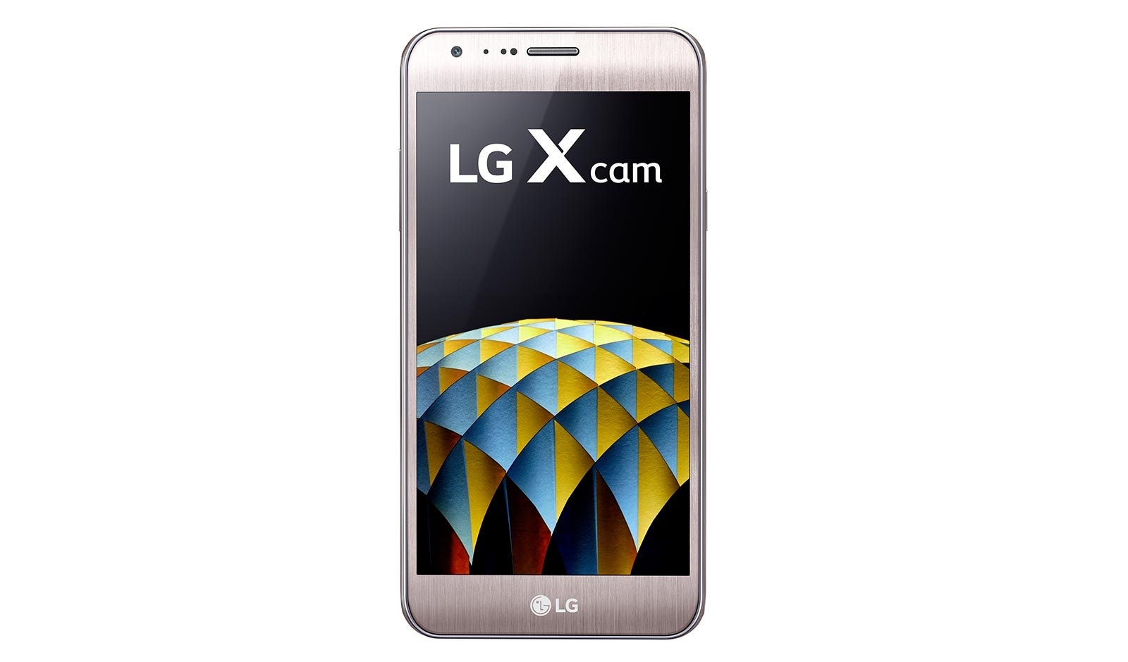 Vista frontal de LG Xcam Dourado LGK580DSF