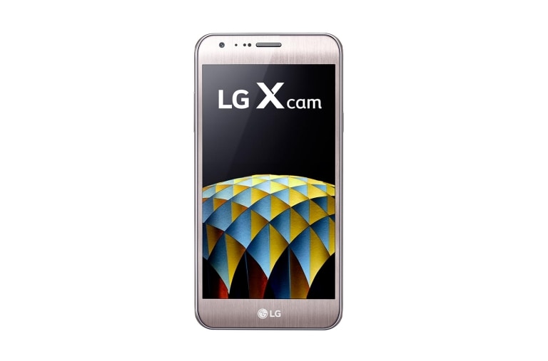 Vista frontal de LG Xcam Dourado LGK580DSF